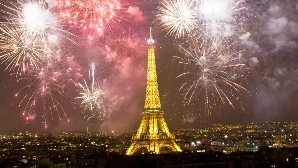 France, Paris new year's