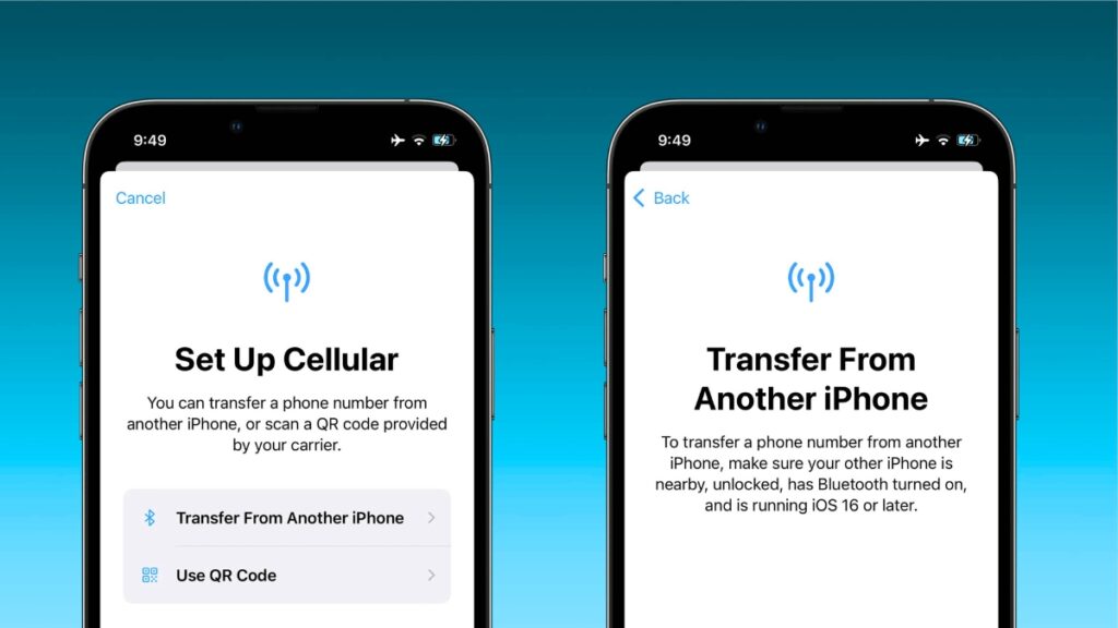  eSIM Transfer to iPhone 