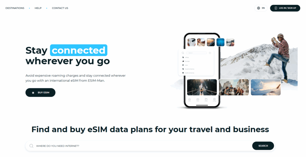 ESIM-MAN app