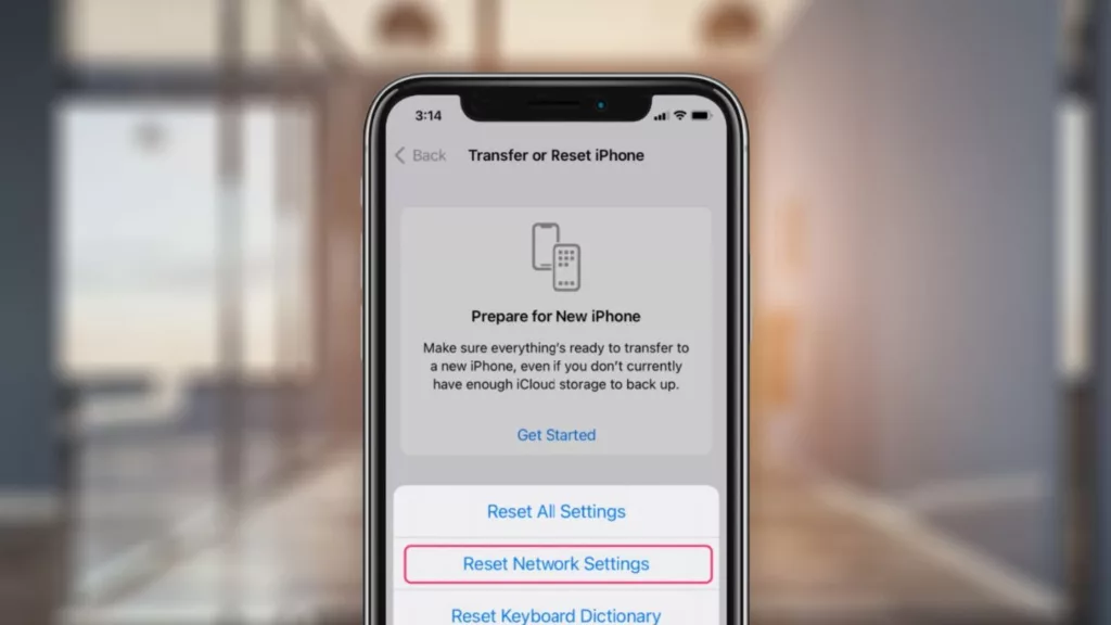 Reset Network Settings on iPhone 